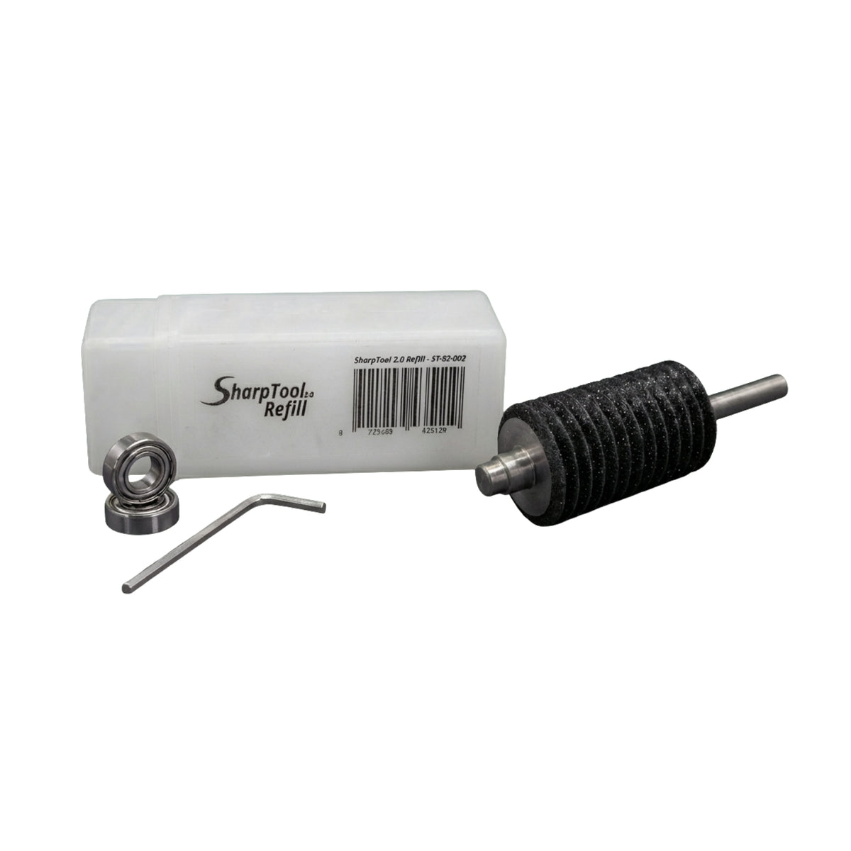 SharpStone 1.0 Bohrerschleifer – Für Akkuschrauber Ab 12V, 1/4" Sechskant, Korund-Schleifscheibe, Für Metall- Und Flachfräsbohrer